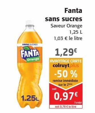 fanta sans sucres