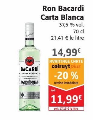 Ron Bacardi Carta Blanca