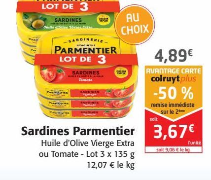 Sardines Parmentier