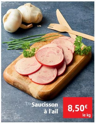 Saucisson  à l'ail