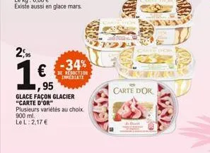 glace carte d'or