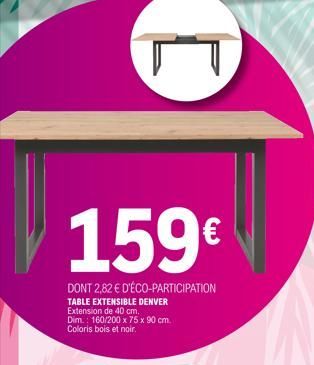 table extensible 