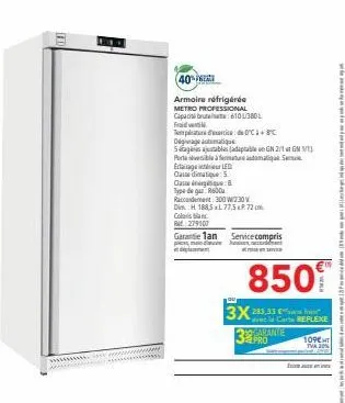 armoire réfrigérée 