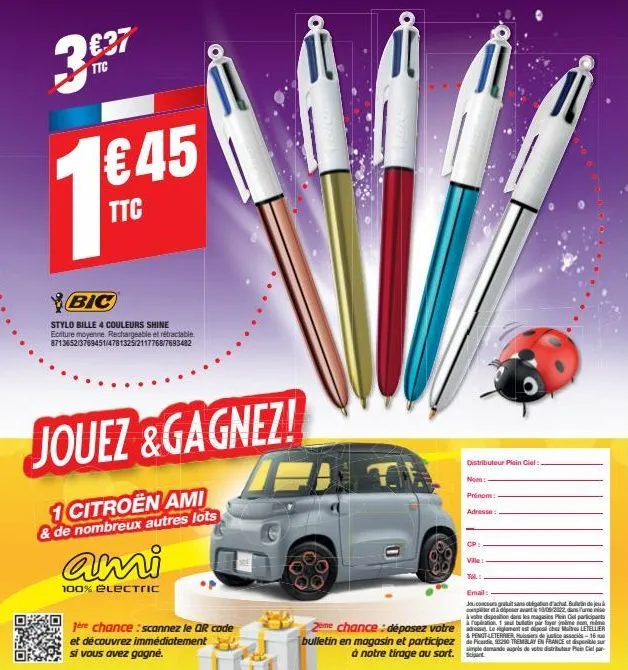 distributeur bic