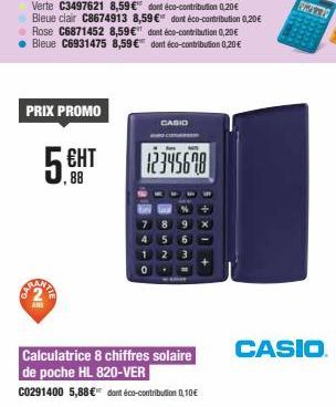 calculatrice Promo