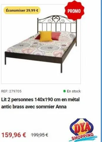 économiser 39,99 €  159,96 € 199,95 €  promo  dya  shopping 