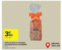 3%  palets lorrains à la mirable les saveurs ou colombier towan  origine toul (54) 