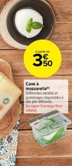 Aporte de  3%  Cave à mozzarella Différentes variétés et grammages disponibles à des prix des Aurayon Fromage Fore-service 