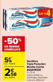 soldes Aquafresh