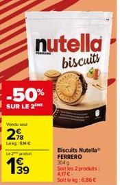 biscuits Nutella