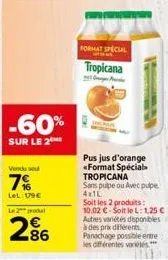 jus d'orange tropicana