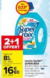 lessive liquide Super Croix