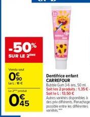 dentifrice Carrefour