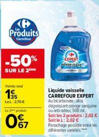 liquide vaisselle Carrefour