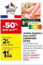 jambon carrefour