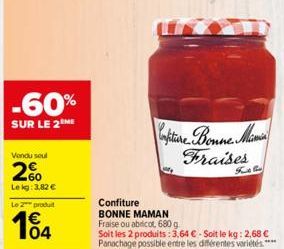 confiture Bonne maman