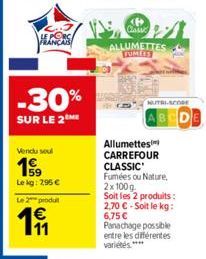 allumettes Carrefour
