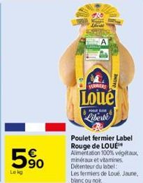 poulet fermier Loué