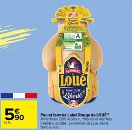 poulet fermier Loué