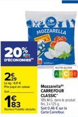 mozzarella Carrefour