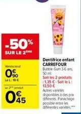 dentifrice carrefour