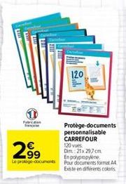 protège-documents Carrefour