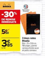 soldes Rhodia