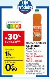 boisson aux fruits Carrefour