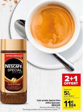 café soluble Nescafé