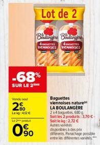 baguettes La Boulangére