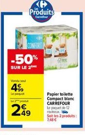 papier toilette Carrefour