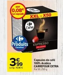 capsules de café carrefour