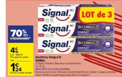 dentifrice Signal