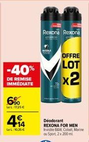 soldes Rexona