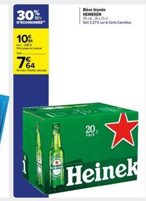 bière blonde Heineken