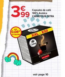 capsules de café Carrefour