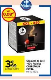 capsules de café Carrefour