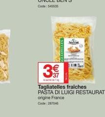 tagliatelles 