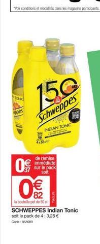 soldes Schweppes