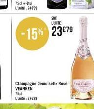 champagne rosé Vranken