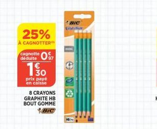 crayons graphite BIC