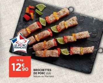 brochettes de porc 