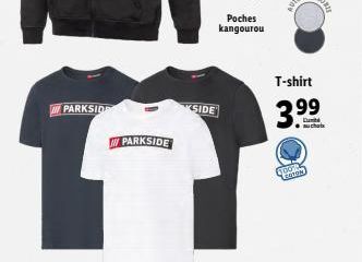 PARKSIDE  PARKSIDE  SIDE  Poches  kangourou  T-shirt  3.99  aucho  000 