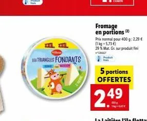 fromage en portions 