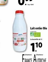 lait bio 