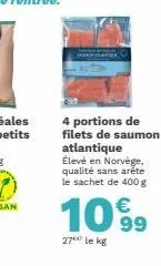 filets de saumon 