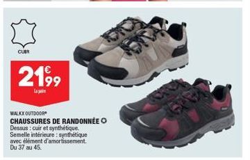 chaussures de randonnée 