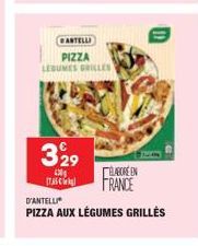 pizza aux légumes 