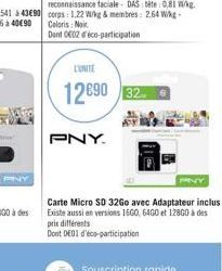 carte Micro PNY