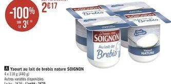 lait de brebis Soignon